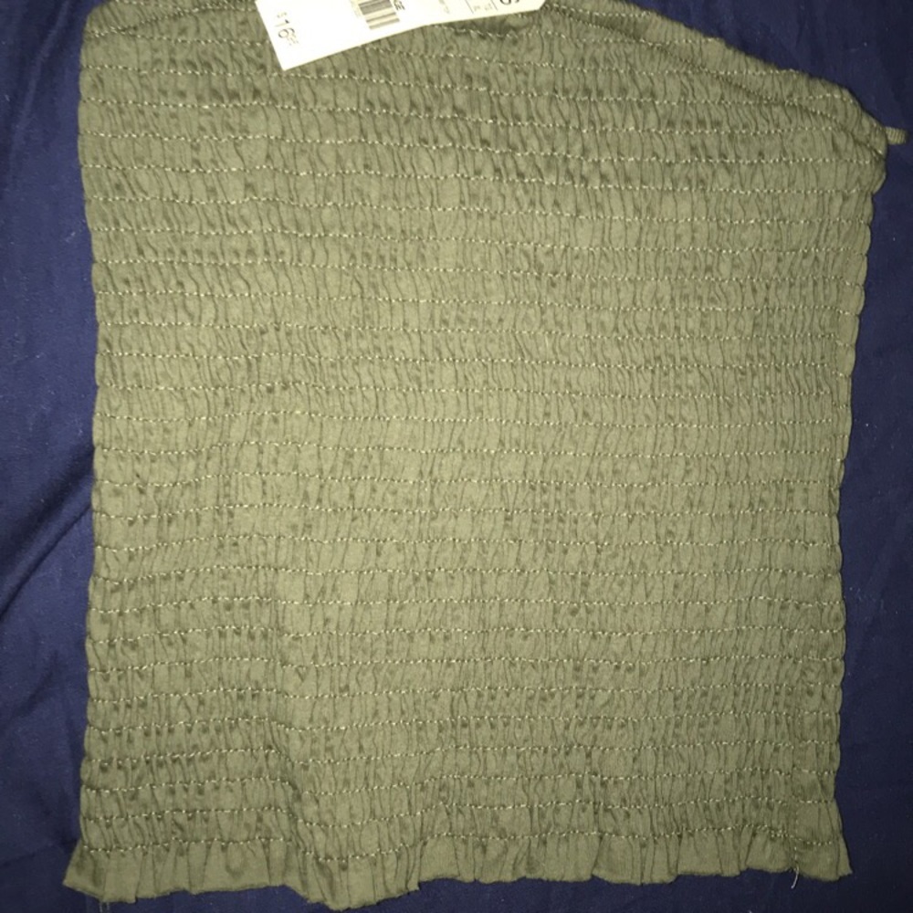 Brand new army green crop top